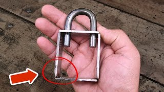 I made a lock with a secret hole