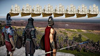 Massive Medieval Fleet Lands On Ancient Island | Ultimate Epic Battle Simulator 2 | UEBS 2 screenshot 4