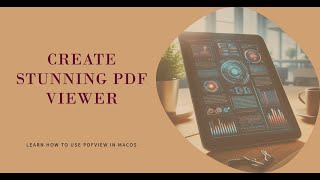 How to display PDF using PDFView in native MacOS app with PDFKit