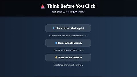 AI-Powered Phishing Detection Website | Django Project Demo with VirusTotal API