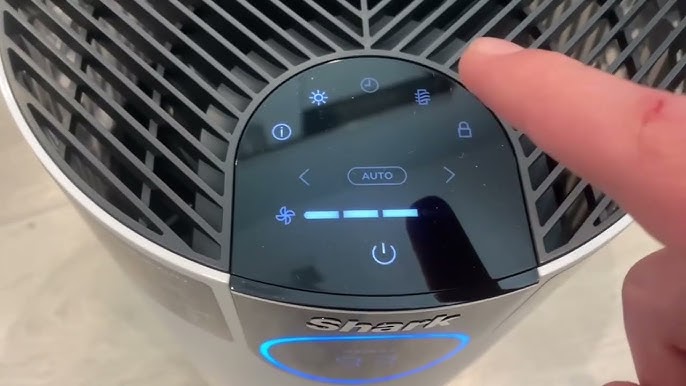 Shark Clean Sense IQ Air Purifier filter reset button location