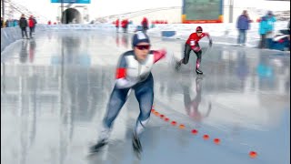 Highlights Day 4 Alpine Speed Skating 3000m Women & 5000m Men #lakeplacid2023