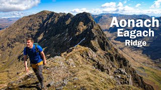The Narrowest Ridge on Mainland Britain - The Aonach Eagach Ridge