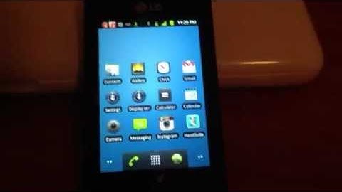 NET10 LG Optimus Net No Contract Touch Screen Prepaid Cell