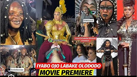 IYABO OJO GRAND ENTRANCE AT LABAKE OLODODO MOVIE PREMIERE