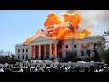 13 minutes ago, the US Presidential Palace in Washington was brutally destroyed by a Russian Yak-141