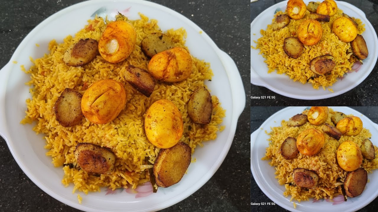 Egg and potato Pulao Pulao recipe quick and easy recipe for