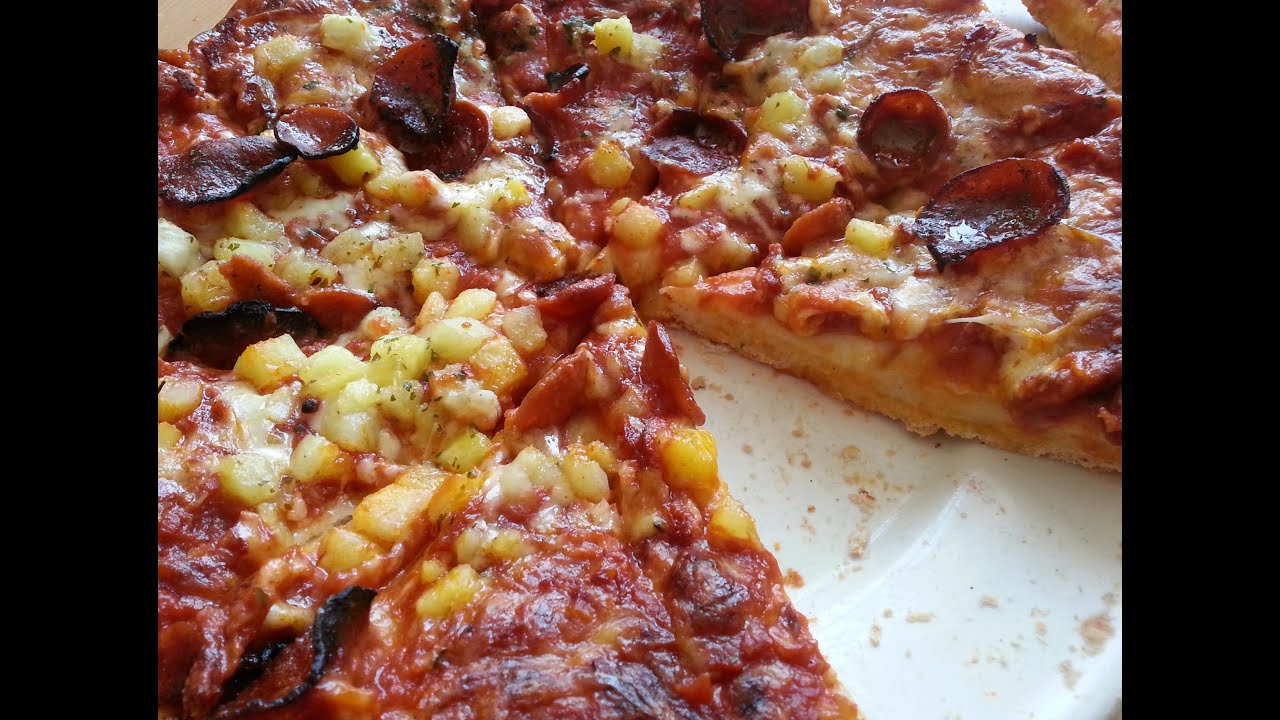 Big One Double Pepperoni Pizza - YouTube