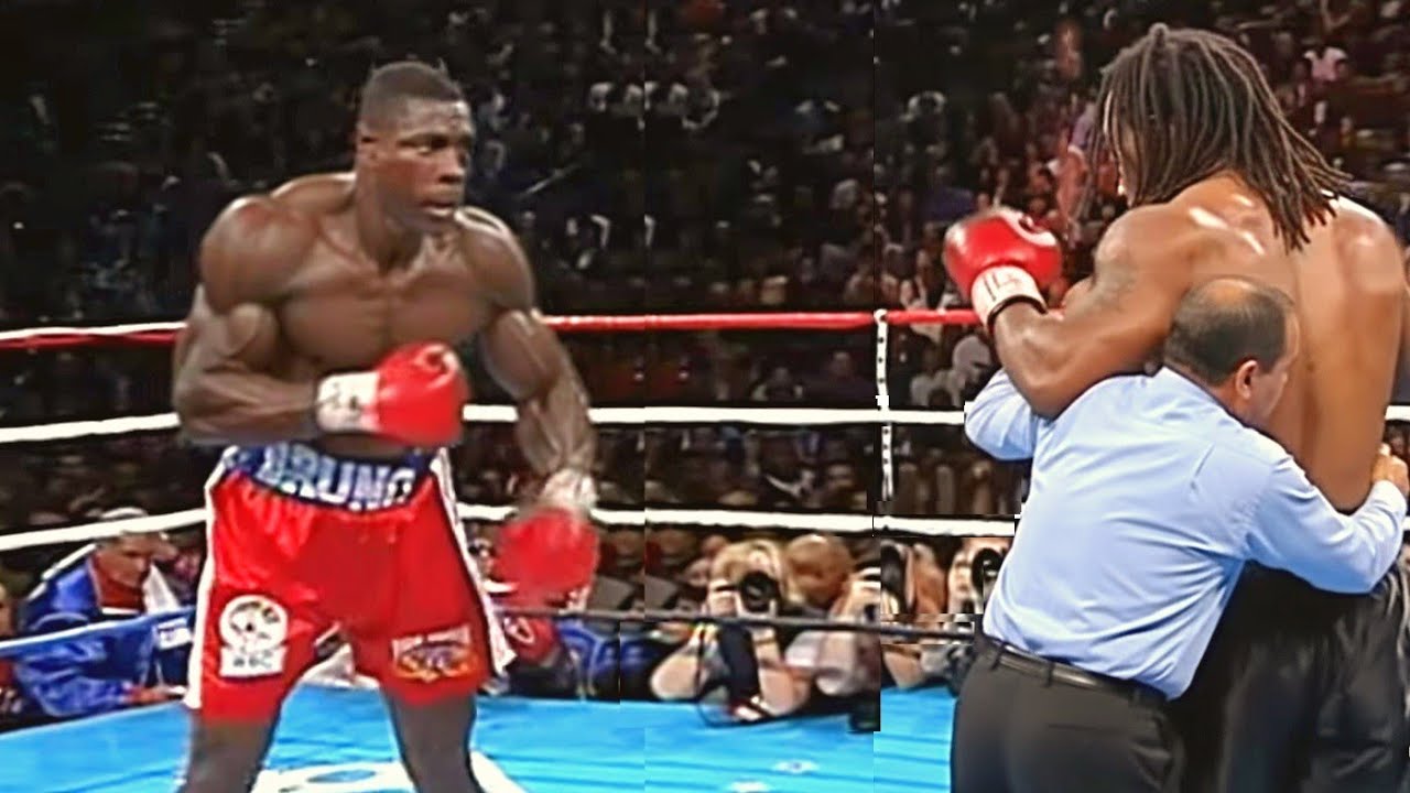 When Lennox Lewis Boxed The Monster Frank Bruno