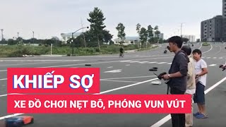 Khiếp sợ với xe đồ chơi điều khiển từ xa nẹt bô, phóng vun vút trên đường screenshot 2