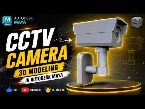 CCTV Camera#Maya3D #3D Artist