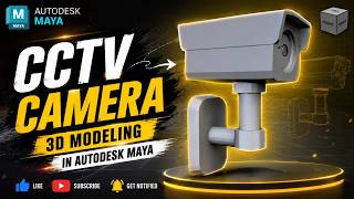 CCTV Camera#Maya3D #3D Artist