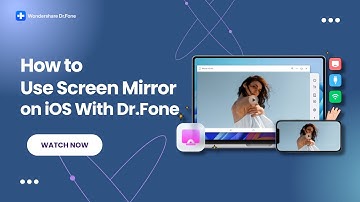 How To Use Screen Mirror on iOS With Dr.Fone?