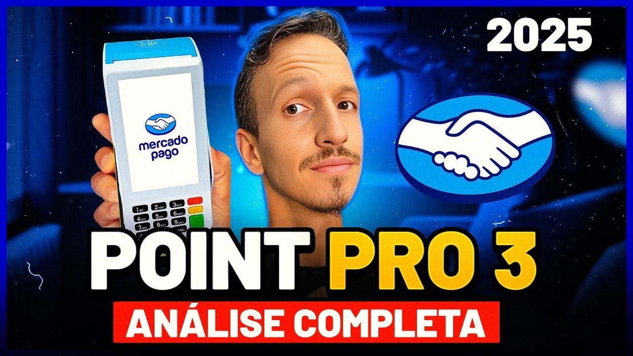 POINT PRO 3 do Mercado Pago É BOA? Testei NA PRÁTICA a MAQUININHA do ...
