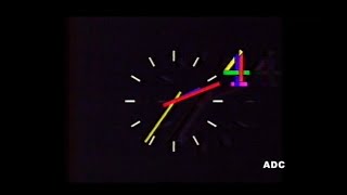 Channel 4 adverts, trailers, link & closedown announcer Arlene Fleming 7th June 1991