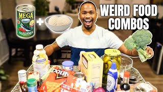20 Weird Food Combos That Made Me GAG !! (2021) | SUPERBOWL EDIGION | Alonzo Lerone