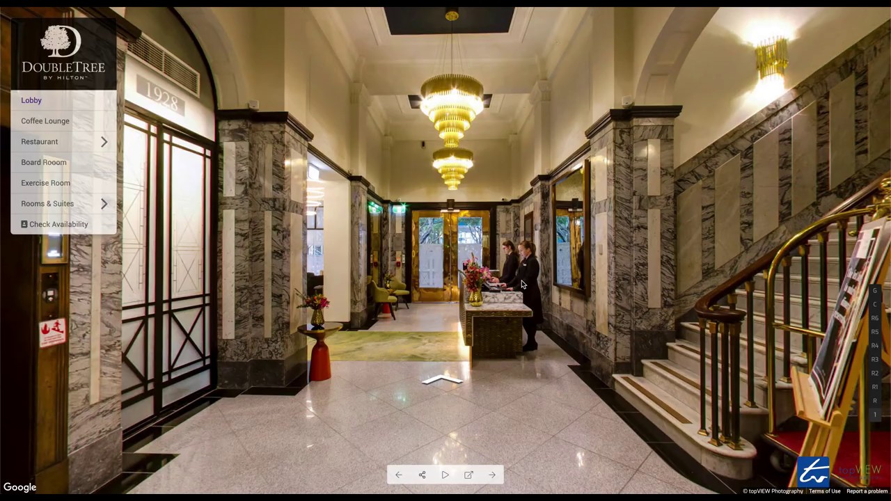 DoubleTree by Hilton Wellington Custom Virtual Tour demo - YouTube
