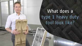 What does a type 1 heavy duty tool look like