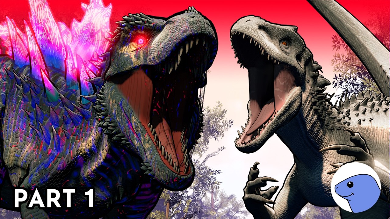 Indominus Rex vs Mortem Rex | Animation (Part 1)
