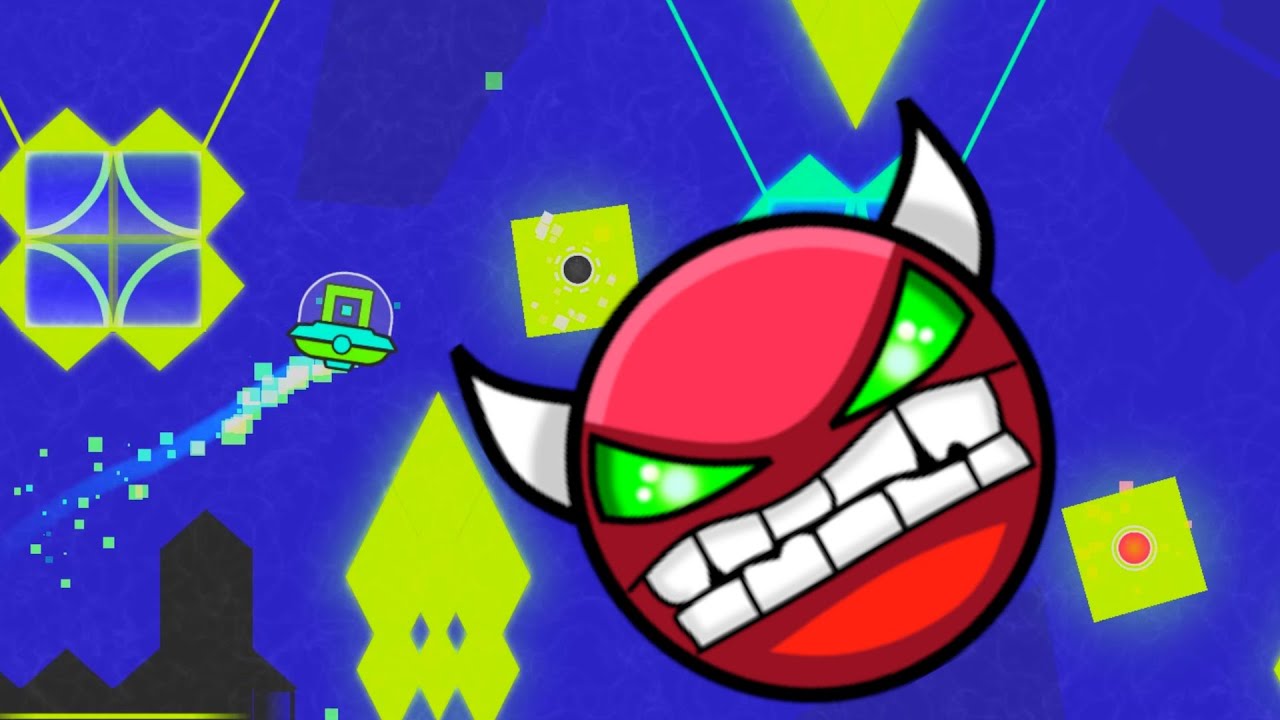My second hard demon! Riot by overdefo - YouTube