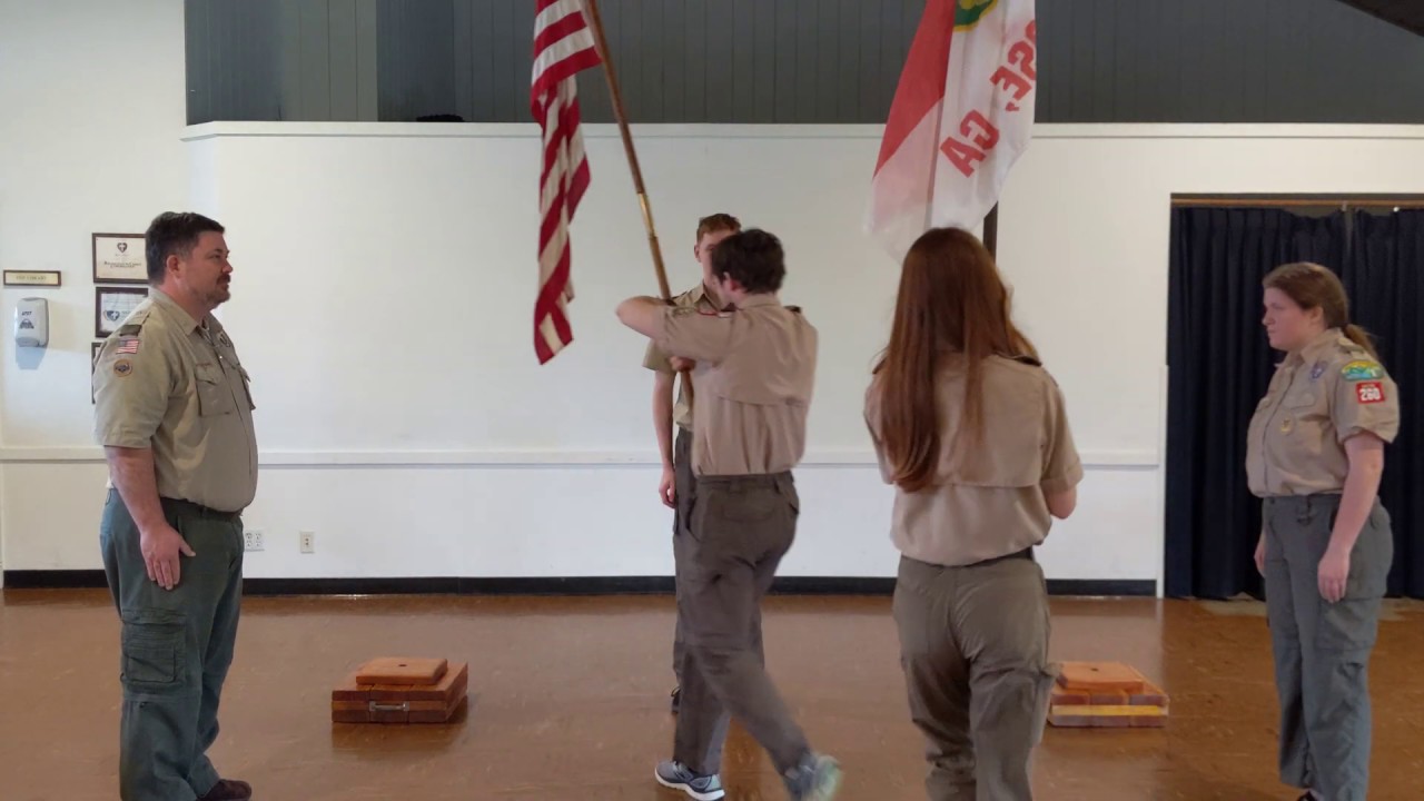 Troop 260   Opening Flag Ceremony