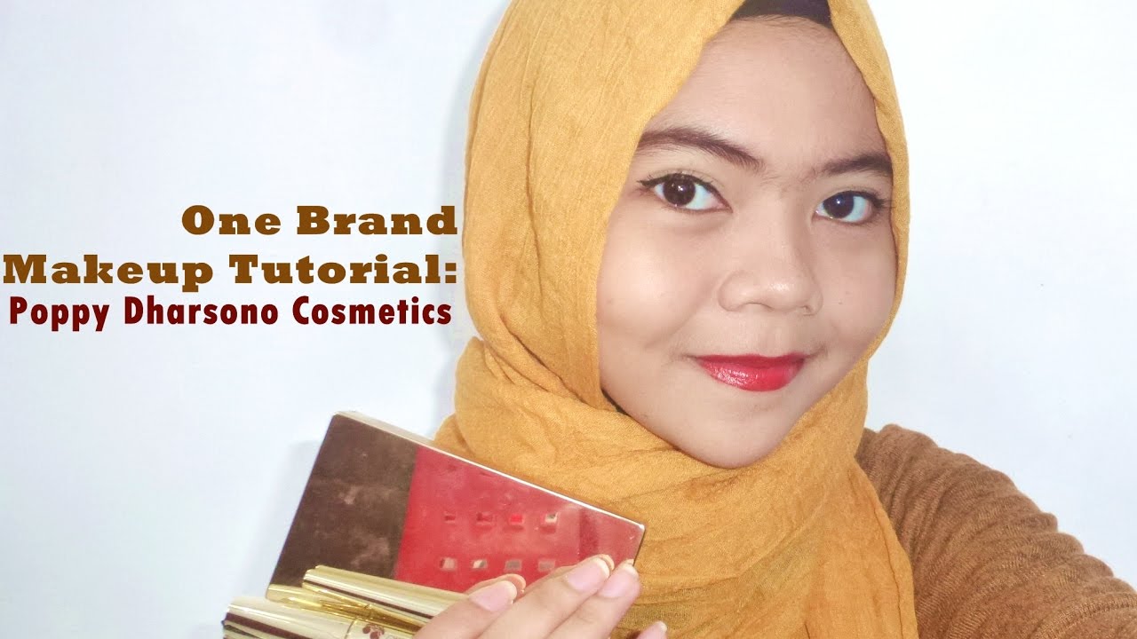 One Brand Makeup Tutorial: Poppy Dharsono Cosmetics (Red Lips) | zahrasalsa
