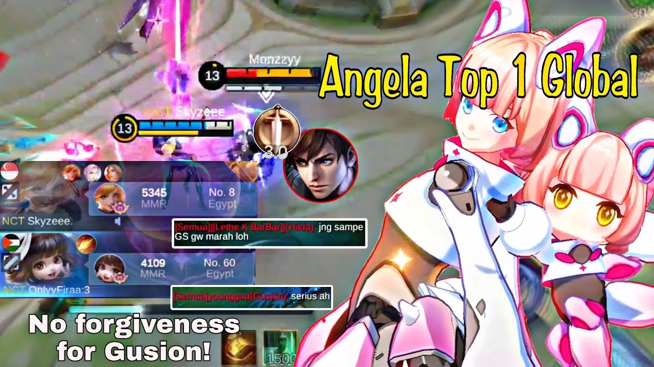 Angela Mlbb Rotation TUTORIAL! Rotation, Item, & Timing Ultimate from Angela! Angela Top 1 ...