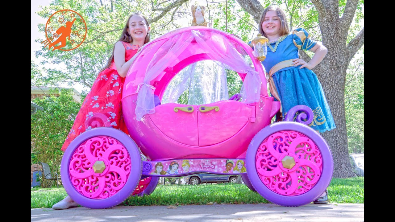 little girl princess carriage