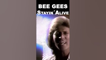 Thumbnail of BEE GEES official clip - STAYIN ALIVE #shorts #beegees #jivetubin #love