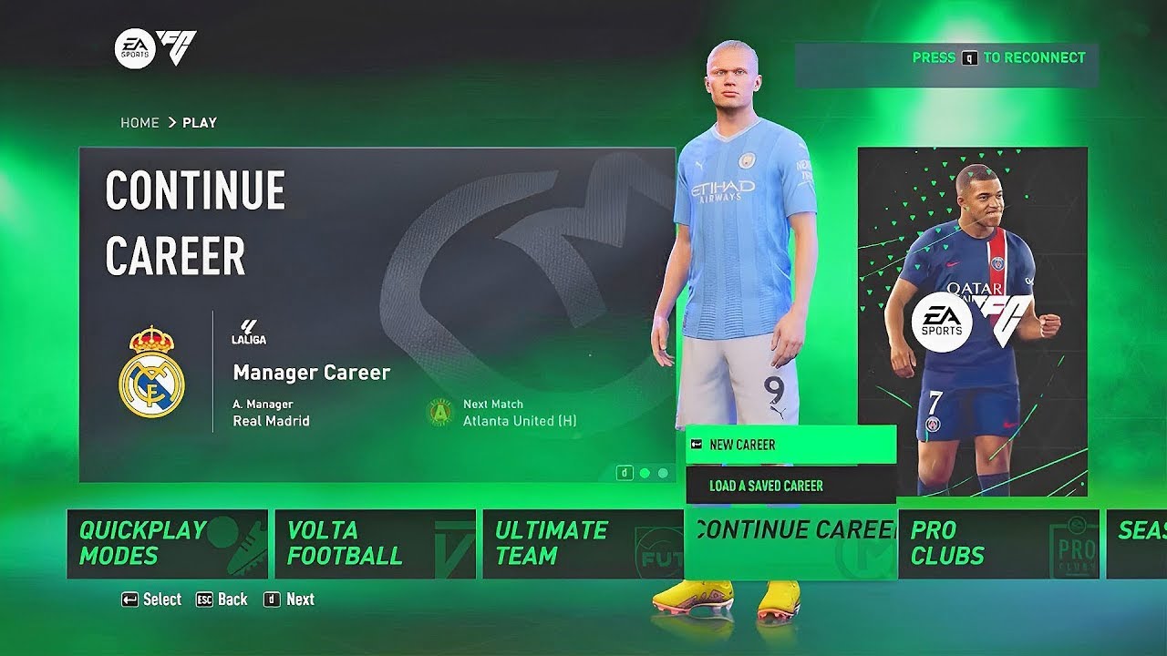 Rumor sugere Modo Carreira online no EA Sports FC