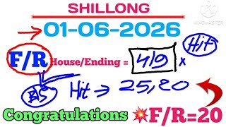 Shillong Teer 01-06-2026 | First Round House Ending & Bs Hit Number Today