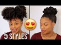 5 Easy Natural Hairstyles for Winter and School | Journeytowaistlength