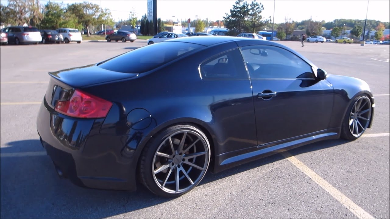 Modded Infiniti G35 Coupe New Front and Suspension UPDATE ...