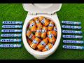 Experiment Cola Mentos !! Big Sprite, Coca Cola, Yedigün VS Fanta, Fanta and Mentos in the toilet