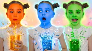 magic drinks pretend play funny stories