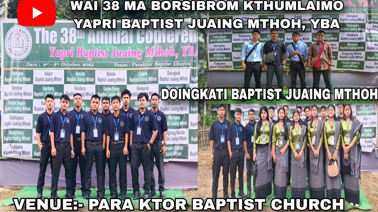 Wai 38 Ma Borsibrom Kthumlaimo Highlights 2025 || YBJM, YBA || At Para Ktor Baptist Church ⛪️ ||