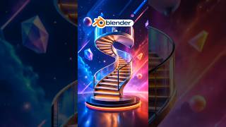 Blender-la Spiral Staircase Model Pannurathu Epdi? | Tamil Tutorial#blendertutorial #tamil #shorts