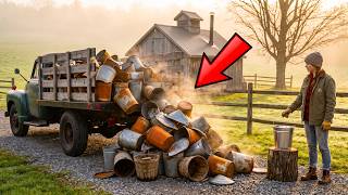 Everyone Doubted the Farm Girl Who Collected Their Rusty Old Buckets... Until They Saw What She Buil