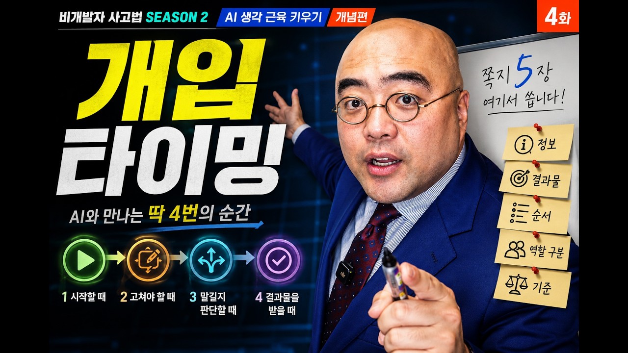4강 끼어들기 — AI와 만나는 4개의 지점 (영상 썸네일)