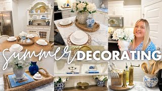 ☀2024 SUMMER DECORATE WITH ME | SUMMER DECOR IDEAS | SUMMER DECORATING | HOME DECOR IDEAS