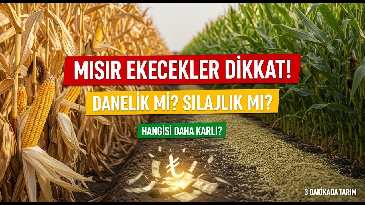 Mısır Ekecekler Dikkat! Danelik Mısır mı, Silajlık Mısır mı Daha Karlı?