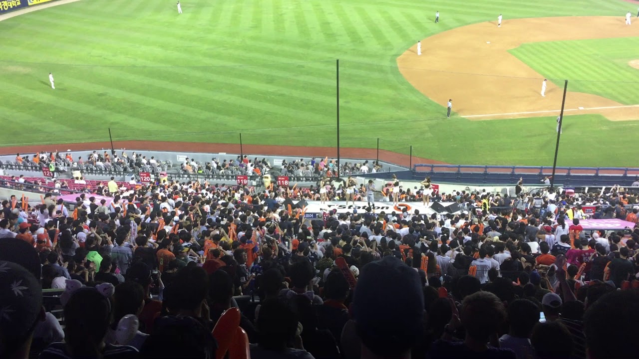 한화 이글스 응원가 - 사랑한다 이글스+승리 위해 외쳐라 (2018.8.8 잠실)