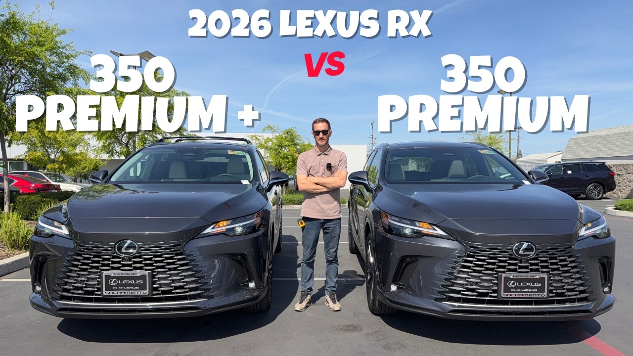 2026 Lexus RX 350 Premium Plus vs 350 Premium - Here are the