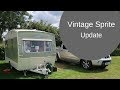 Vintage Caravan Update -  My 1971 Sprite Alpine