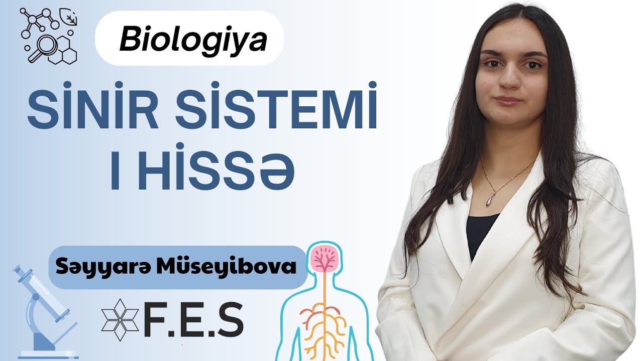 BİOLOGİYA | SİNİR SİSTEMİ I HİSSƏ | SƏYYARƏ MÜSEYİBOVA | FES ACADEMY 077-598-38-00 