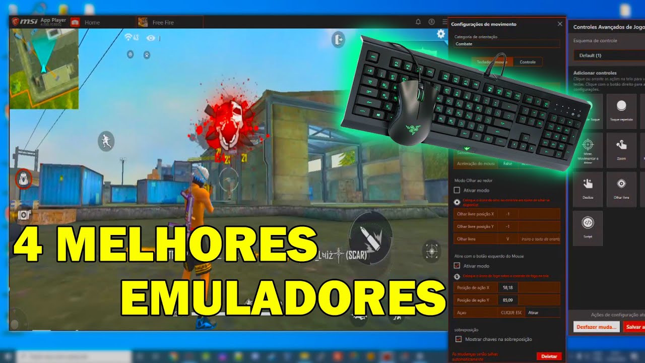 Os 2 métodos recomendáveis de jogar Free Fire no PCmaneiras