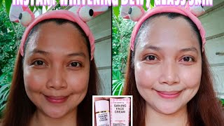 INSTANT WHITENING MURA LANG AT GANDANG GLASS SKIN  WITH DEWY FRESH LOOK SAN-ING FACE CREAM