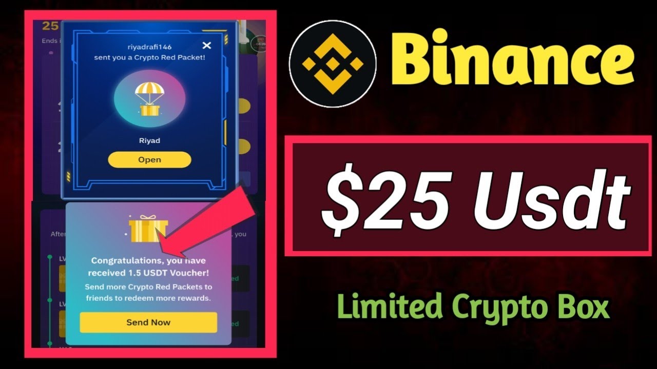 Binance Crypto Box $25 Usdt|| Create Crypto Box and earn $25|| Claim ...