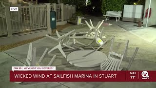 No damage to boats at Sailfish Marina in Stuart
