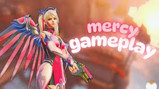 Mercy Gameplay ༺ ⋆. Quick Play ♡ S16 ♡ Overwatch 2 ☽˚｡⋆